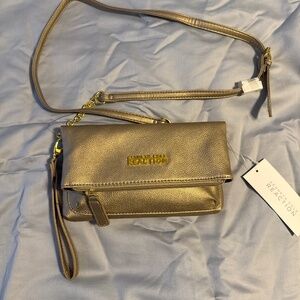Kenneth Cole Reaction gold bag